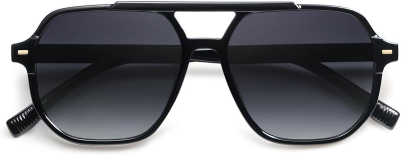 Sojos Retro Trendy Aviator Polarized Sunglasses Men Women Vintage 70s Square Stylish Frame Sun Glasses SJ2283 - Image 3